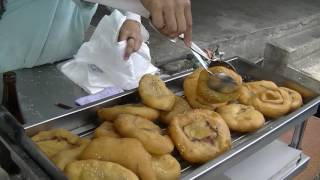 Fried Buns with Sesame Seeds and Red Bean Paste [upl. by Marika959]