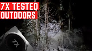 Garmin Fenix 7X LED Flashlight Test in the Woods [upl. by Nyvlem]