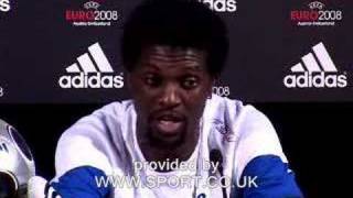 Emmanuel Adebayor on staying at Arsenal [upl. by Minetta]