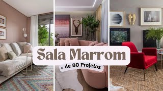 Sala Marrom Segredos de Design para uma Decoração Impecável [upl. by Rosalynd]