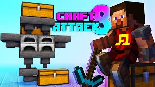 Automatischer Ofen und Base planen 🔨 Craft Attack 8 mit Croco 03 [upl. by Nevur817]