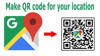 How to generate QR code for your location on Google Maps [upl. by Notnilc966]