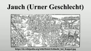 Jauch Urner Geschlecht [upl. by Buford]