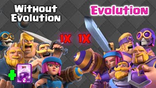 What is the best common or Evolution common5 Vs 5 Clash Royale Olympics Who will win [upl. by Eira]