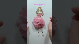 Flower Dress Design creativeart dressdesign odllysatisfying [upl. by Hugo934]