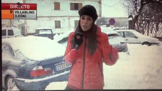 03022015 Nevada de Villablino en Antena 3 Noticias [upl. by Tenej25]