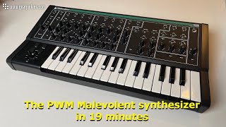 The PWM Malevolent synthesizer in 19 minutes [upl. by Alleunamme]