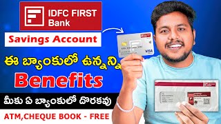 IDFC First Bank Account Opening 2024  IDFC First Bank Online Savings Account Opening In Telugu [upl. by Asirret768]