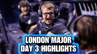 RLCS 2024 London Major Day 3 Highlights [upl. by Attenaz]