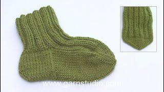 How to decrease for the toe on a knitted sock [upl. by Bennie]