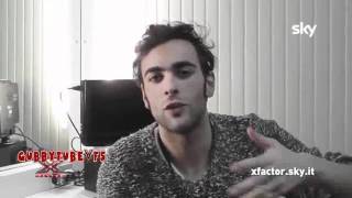 X FACTOR 5INTERVISTA a MARCO MENGONI [upl. by Chev]