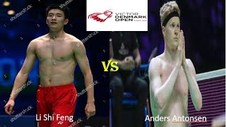 Li Shi Feng vs Anders Antonsen l Quarterfinals l Denmark Open 2024 [upl. by Kcirdehs]