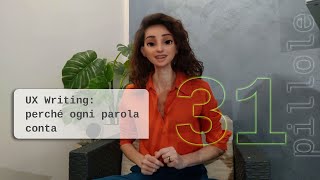 31 UX Writing perché ogni parola conta  alizetihrcom [upl. by Enyrat]