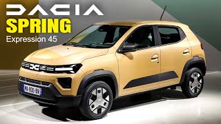 2024 Dacia Spring Expression 45 in Beige Safari Revealed [upl. by Viv]