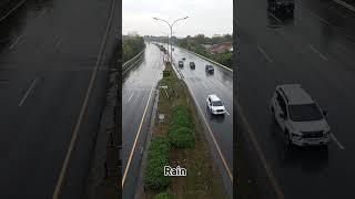 Hujan gerimis di jalan tol Rain on the Highway shorts automobile natural [upl. by Bartle]