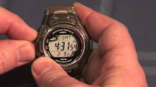 Indepth Review of Casio MTG900 GShock Waveceptor Tough Solar Watch [upl. by Chemash]