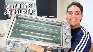 Como usar un HORNO ELÉCTRICO con AIR FRYER de CONVECCIÓN 💪 Iro Ramirez [upl. by Saqaw575]