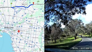 DASH CAM AUSTRALIA MELBOURNE Driving from THOMASTOWN to DIAMOND CREEK [upl. by Tamar]