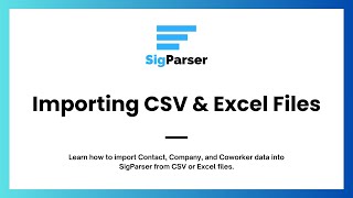 Import CSV amp Excel Files [upl. by Allekram110]