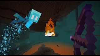 Minecraft Lets Play Episode 10 New Friends amp Fireballs [upl. by Rabma463]