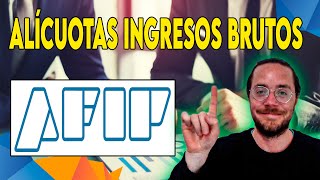 ALICUOTAS INGRESOS BRUTOS 2022 💰 COMO SABER CUANTO tengo que PAGAR 🤔 AFIP ARGENTINA [upl. by Ellekcim]