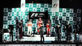 2010 Korean GP Podium [upl. by Doownel]