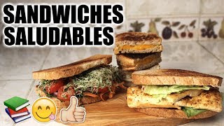 5 SANDWICHES SALUDABLES PARA EL REGRESO A CLASES  VEGANO [upl. by Nida]