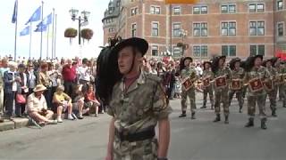 PARADE TO RUN FANFARA BERSAGLIERI DI BEDIZZOLE QUEBEC CITY CANADA [upl. by Drexler79]