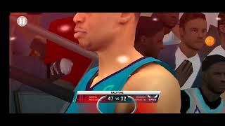 NBA 2K20 MOBILE18 ROCKETS VS HORNETS NEW TEAM VS OLD TEAM [upl. by Sandro12]