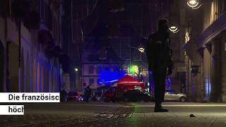 Straßburg Augenzeugenvideos zeigen Schusswechsel zwischen Polizei und Attentäter [upl. by Odin6]