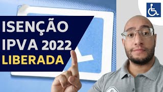 DESCUBRA COMO CONSULTAR SUA SITUAÇÃO  IPVA PCD SP 2022 [upl. by Dom14]