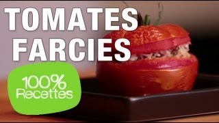 100 recettes  Tomates farcies légères [upl. by Kyte]