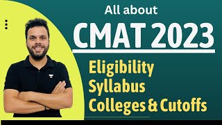 CMAT 2024  Exam Pattern Colleges Cutoffs amp Eligibility  Free Preparation  Udit Saini [upl. by Cassell]