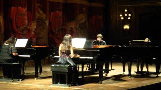 Concerto 4 pianos JS Bach  Lyl y Sergio Tiempo Karin Lechner Natasha Binder  martinwullichcom [upl. by Roleat156]