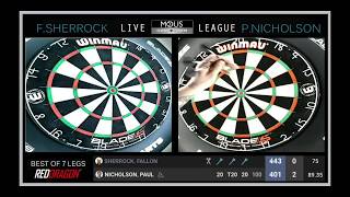 Fallon Sherrock vs Paul Nicholson  Modus Icons of Darts Phase Two Week 1 Day 1 [upl. by Cleodel]