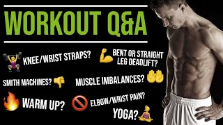 Workout Tips QampA Lifting Straps  Smith Machines  Muscle Imbalances  LiveLeanTV [upl. by Olegnalehcim433]