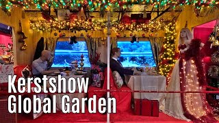 Kerstshow tuincentrum Global Garden 2024 ⭐⭐⭐⭐⭐ part 2 [upl. by Anear]