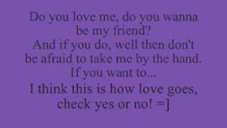 Check yes or no George Strait lyrics [upl. by Goldman]