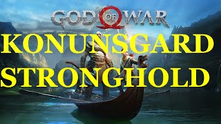 God of War 4  how to get to Konunsgard stronghold [upl. by Wilburn]