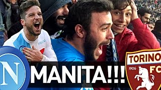 NAPOLI 53 TORINO  POKER MERTENS GOL LIVE HD CURVA A [upl. by Munsey550]