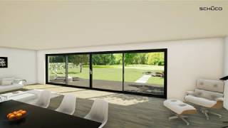 Schuco 4 Panel Aluminium Sliding Door [upl. by Suzzy]