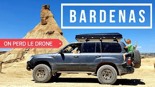 Tour dEspagne étape 2  On arrive aux BARDENAS bivouac et perte du drone 😭  hdj 100 [upl. by Zsamot929]