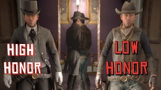 High Honor  Low Honor Outfits  Red Dead Online [upl. by Suillenroc]