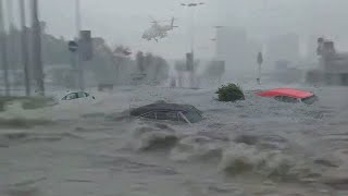 7ft Storm Surge Washes Away Louisiana Beach  Hurricane Francine Historic Storm Surge Video [upl. by Nohsav]