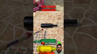 Colour identification inside glass bottles  red green and blue colour colour green screen en [upl. by Cooper]