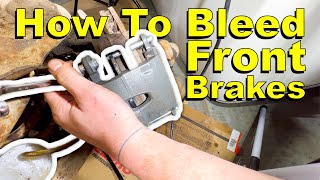 How To Bleed Your Front Brakes Proportioning Valve [upl. by Danell731]