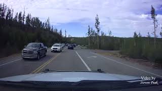 Driving in Yellowstone National Park [upl. by Elspeth]