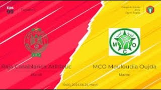 بث مباشر مباراة الرجاء الرياضي و نادي مولودية وجدة RCA vs MCO [upl. by Yanehc276]