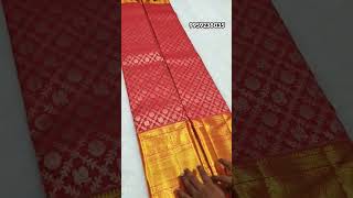 14499 Handloom Kanchipattu Bridal Saree 1 Gram Gold Jari International Delivery Available ✈️🚛 [upl. by Neelon]