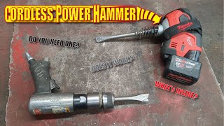 Cordless Power Hammer  FIRST of its Kind Milwaukee M12 [upl. by Nykal]